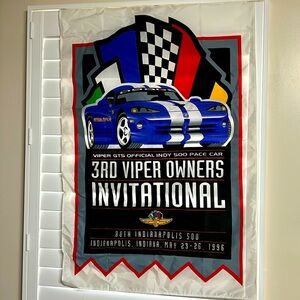 VIPER BANNER. 3RD. VIPER OWNERS INVITATIONAL. NWOT